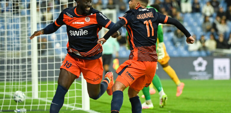 Alexandre Mendy Téji Savanier Montpellier HSC v Rodez Aveyron Football - Ligue 2 BKT 20252026 | AllezPaillade.com
