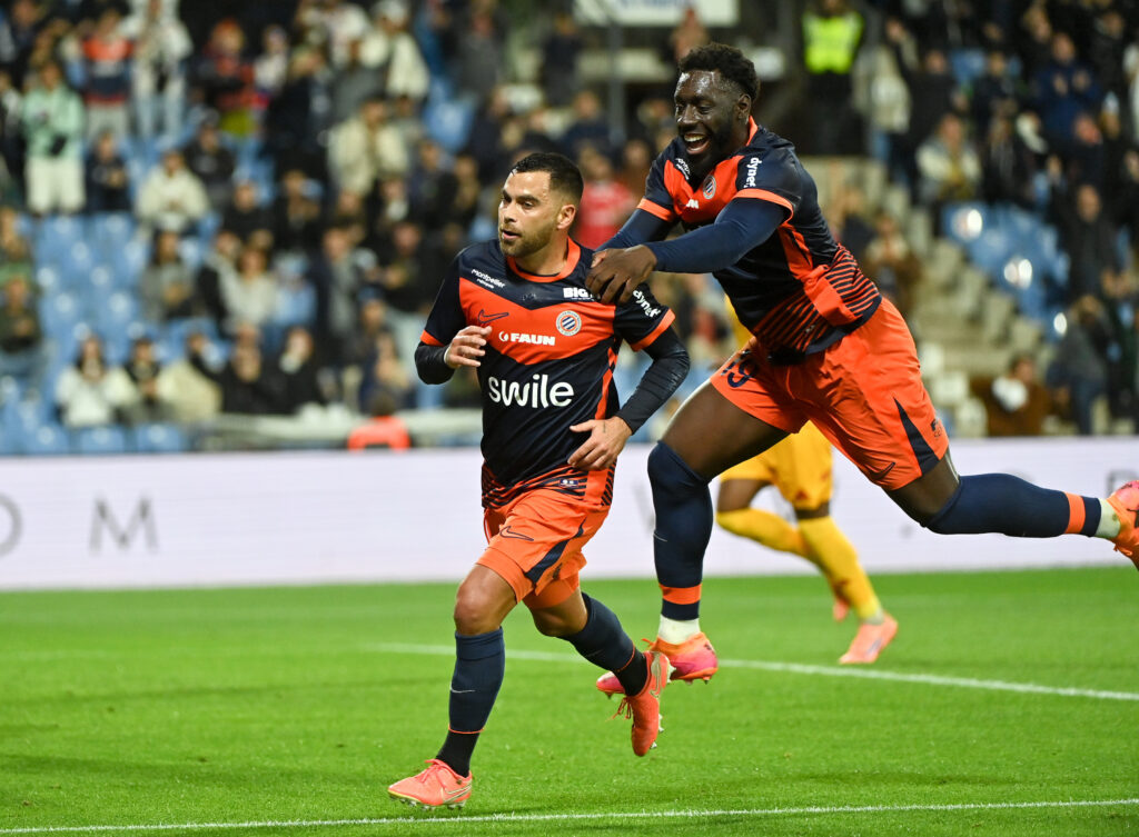 Alexandre Mendy Téji Savanier Montpellier HSC v Rodez Aveyron Football - Ligue 2 BKT 20252026 | AllezPaillade.com
