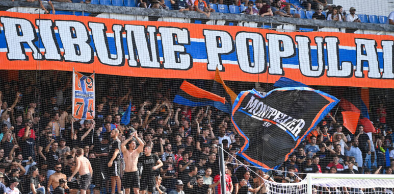 Supporters ultras butte paillade Montpellier Herault SC v SC Bastia - Ligue 2 BKT 20252026 | AllezPaillade.com