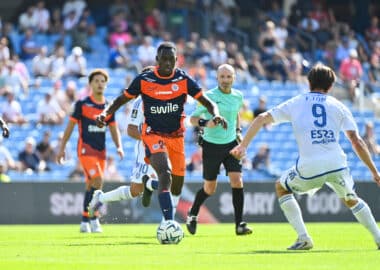 Mouanga Montpellier Herault SC v SC Bastia - Ligue 2 BKT 20252026 | AllezPaillade.com