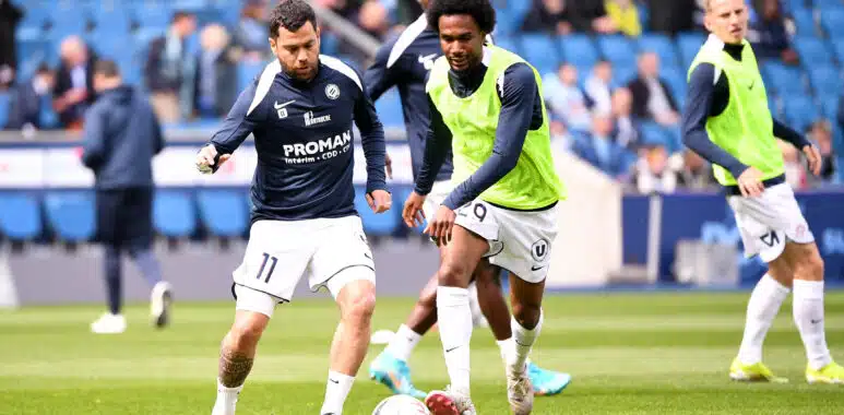 Savanier Tchato Le Havre AC v Montpellier HSC - Ligue 1 Uber Eats 20232024 | AllezPaillade.com
