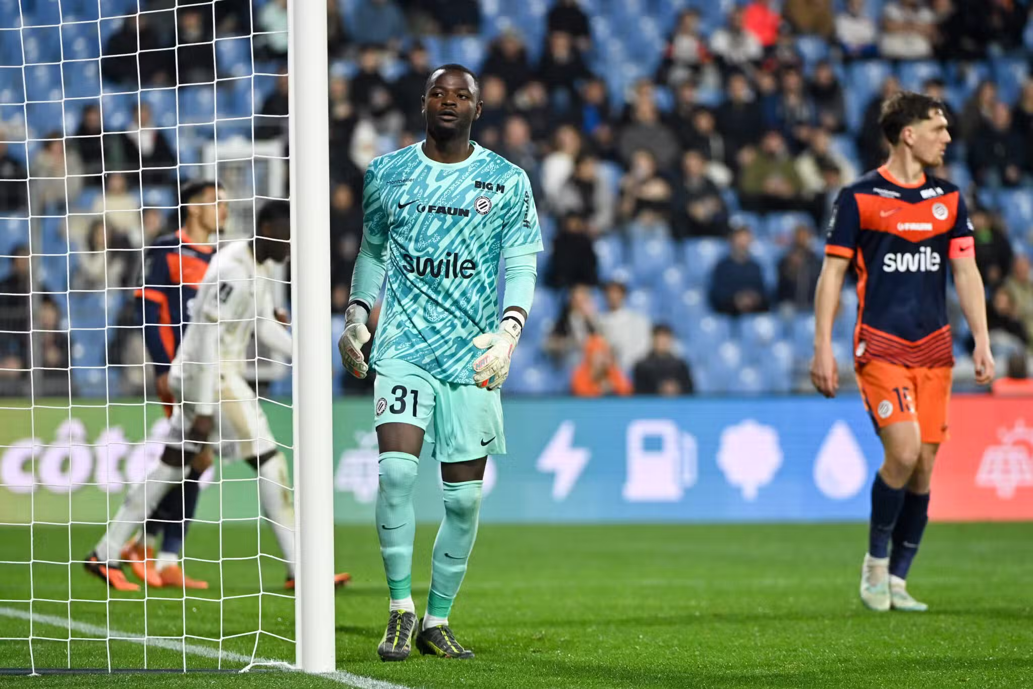 Simon Ngapandouetnbu Montpellier Herault SC v Stade de Reims - Ligue 2 BKT 20252026 | AllezPaillade.com
