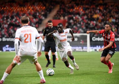 En Avant Guimgamp v Montpellier Herault SC - Ligue 2 BKT 20252026 | AllezPaillade.com