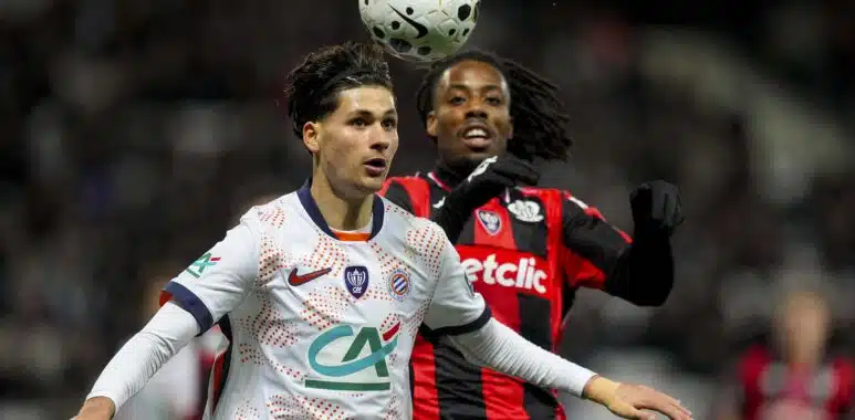 El Hannach Wahi OGC Nice v Montpellier Herault SC - French Cup 20252026 | AllezPaillade.com