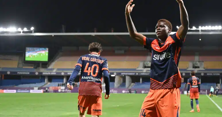 Vidal Cartoux Molebe Montpellier HSC v Stade Lavallois Mayenne FC - Ligue 2 BKT 20252026 | AllezPaillade.com