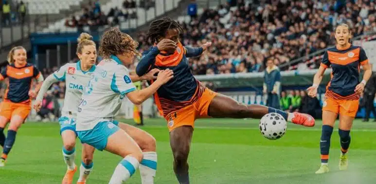 Nina Ngueleu MHSC Féminines vs OM Mars 2026 | AllezPaillade.com