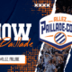Banner-style graphic with 'SHOW' in large white letters, orange 'Allez Paillade' script, and a torn badge showing 'Paillade.com' and crowd photos.