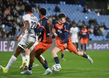 Gueguin Montpellier Herault SC v Stade Lavallois Mayenne FC - Ligue 2 BKT 20252026 | AllezPaillade.com