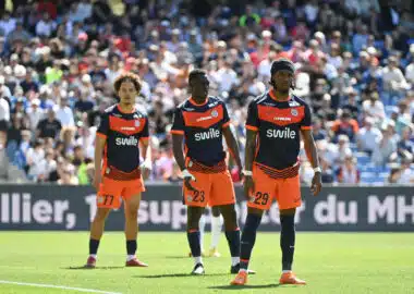 Mouanga Everson Tchato Montpellier Herault SC v ESTAC Troyes - Ligue 2 BKT 20252026 | AllezPaillade.com