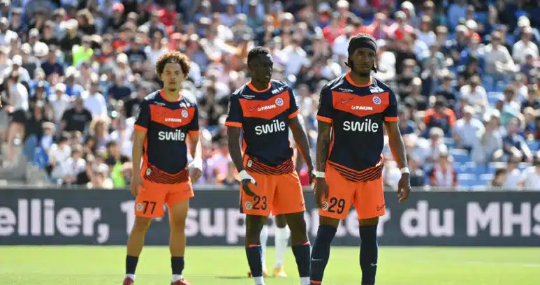 Mouanga Everson Tchato Montpellier Herault SC v ESTAC Troyes - Ligue 2 BKT 20252026 | AllezPaillade.com