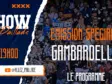 Promotional poster for a show: bold 'SHOW', orange accents, crowd photo, date 22 MAI 19H00, YouTube @ALLEZ_PAILLADE.