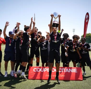 Les U15 du MHSC remportent la Coupe d’Occitanie U15 et réalisent le doublé