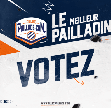 Promotional banner urging viewers to vote for the best Pailladin, with large 'VOTEZ', a logo, and a trophy on the right.